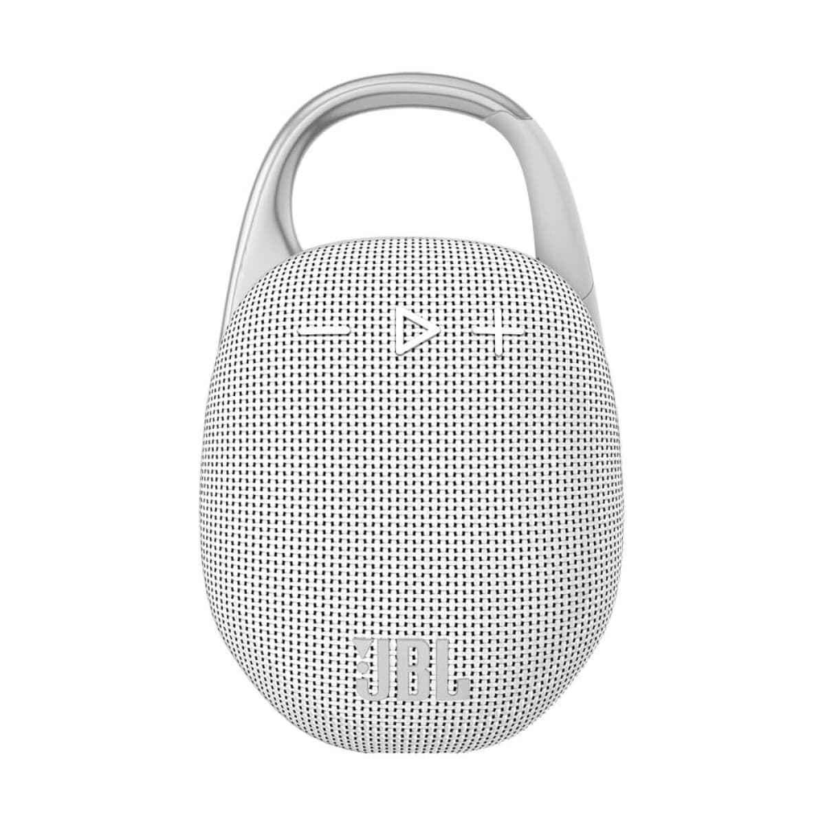 White Custom JBL Clip 5 Ultra-Portable Waterproof Speaker - Corporate Gifts