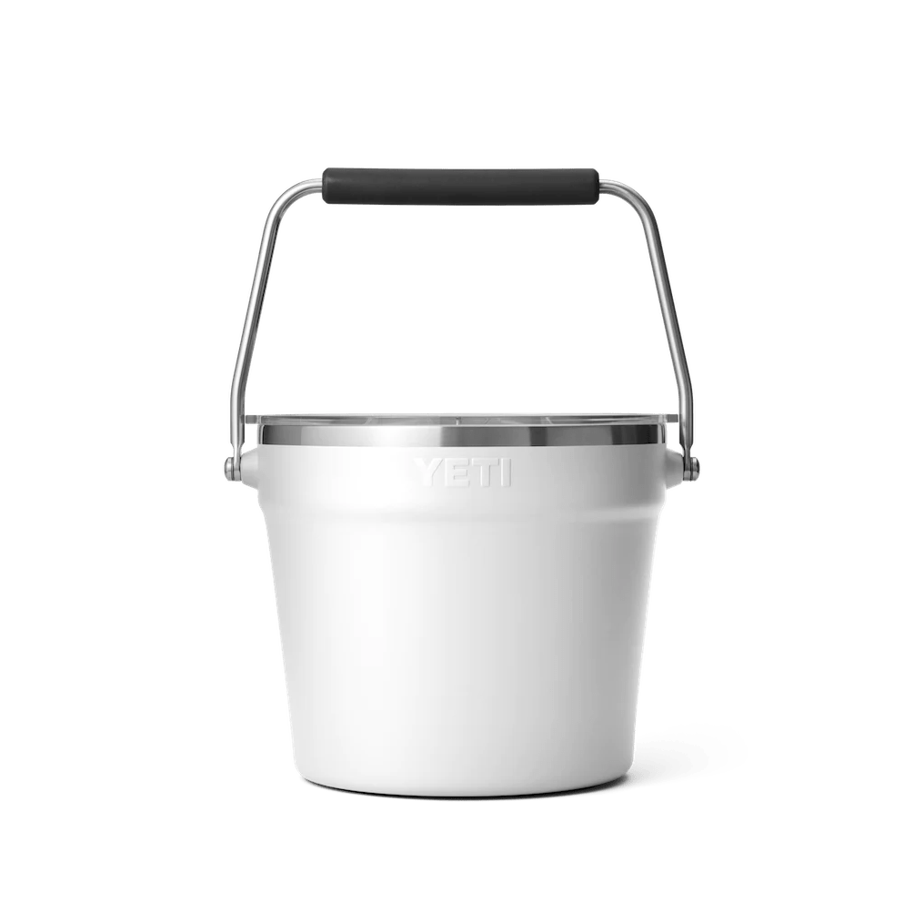 White Custom Yeti Rambler Beverage Bucket