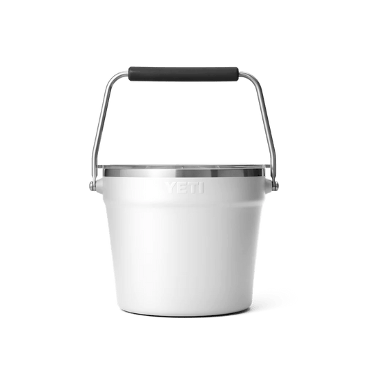 White Custom Yeti Rambler Beverage Bucket