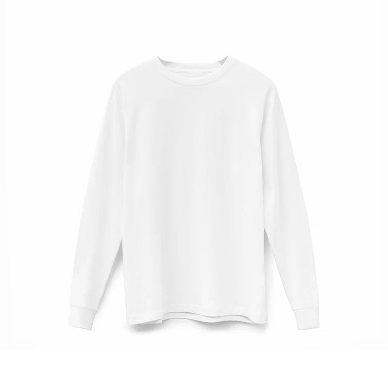 White / XS Custom Original Favorites Supima Cotton Long Sleeve T-Shirt