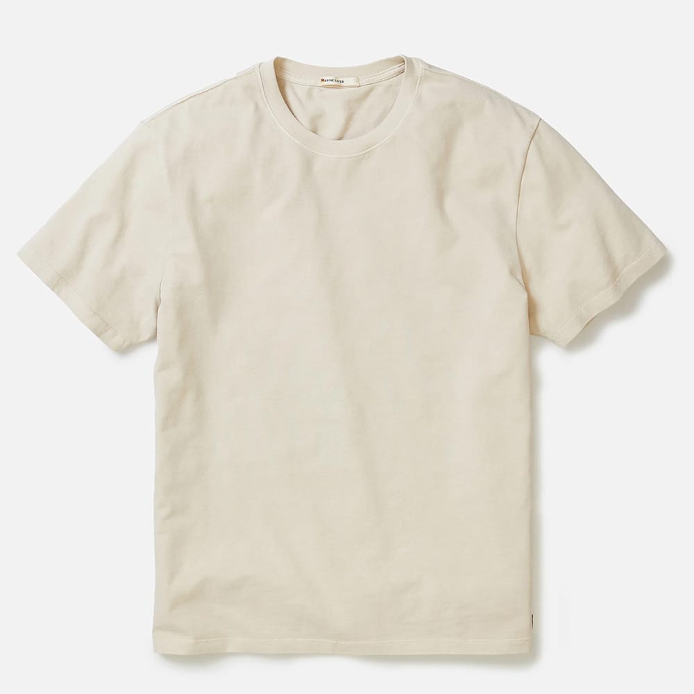 Whitecap / 3XL Custom Marine Layer Men's Luxe Jersey Relaxed Tee - Corporate Gifts