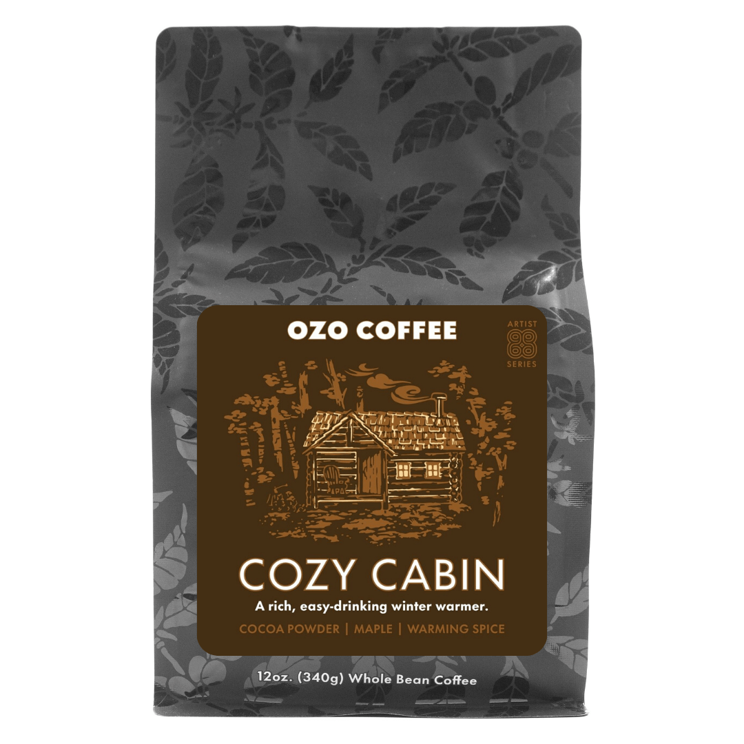 12oz / Coarse-Cold Brew Custom Cozy Cabin Blend - Ozo Coffee