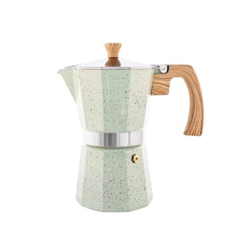 6 Cup / Mint Green Custom Moka Pot Coffee Maker