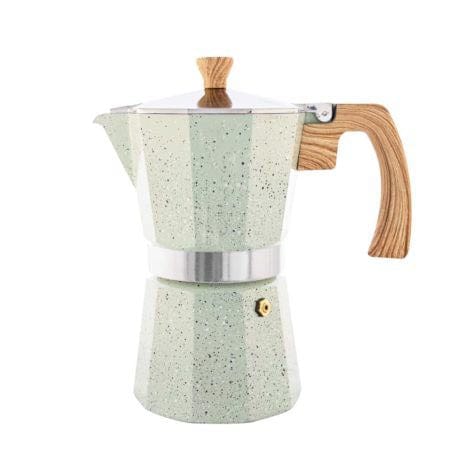 9 Cup / Mint Green Custom Moka Pot Coffee Maker