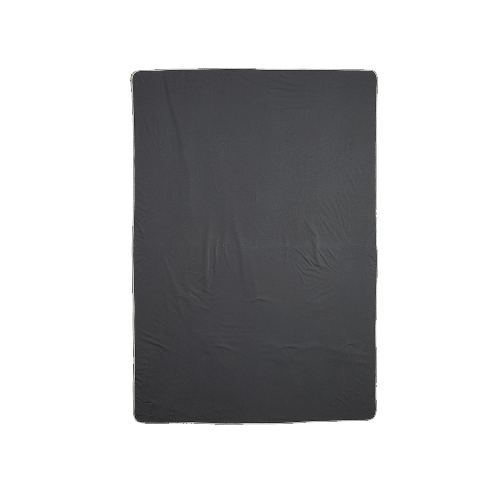 Asphalt Grey Custom Marine Layer Lined Blanket