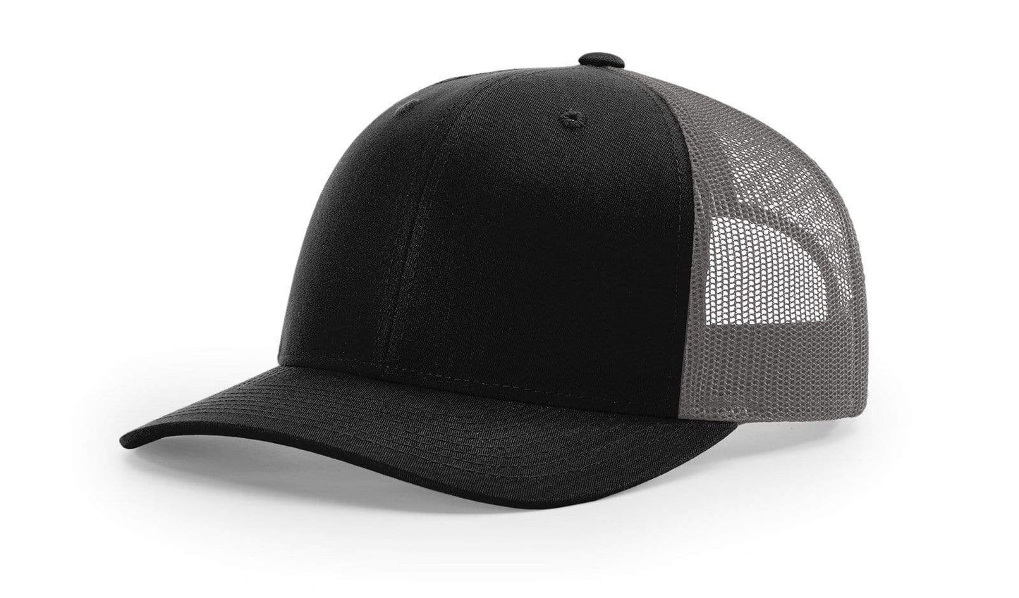 Black/Charcoal Custom Low Pro Trucker Hat