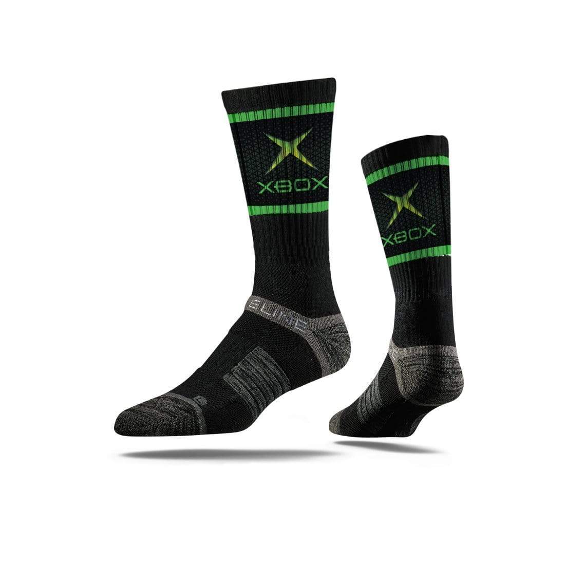 Black / Crew Custom Custom Printed Premium Socks