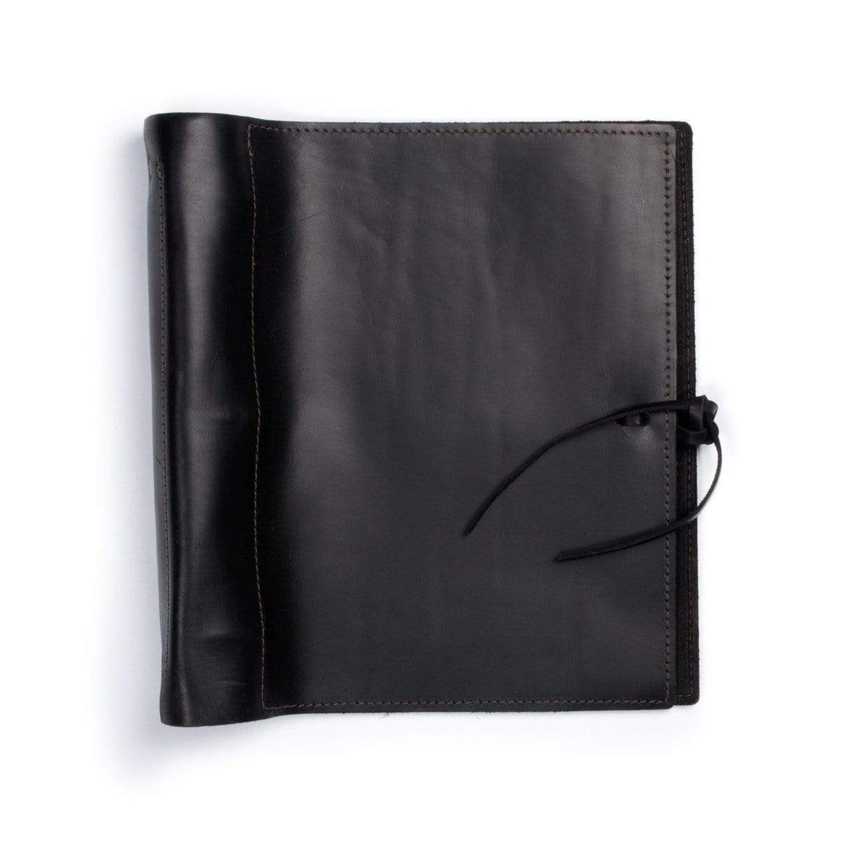 Black Custom Soft Leather Binder