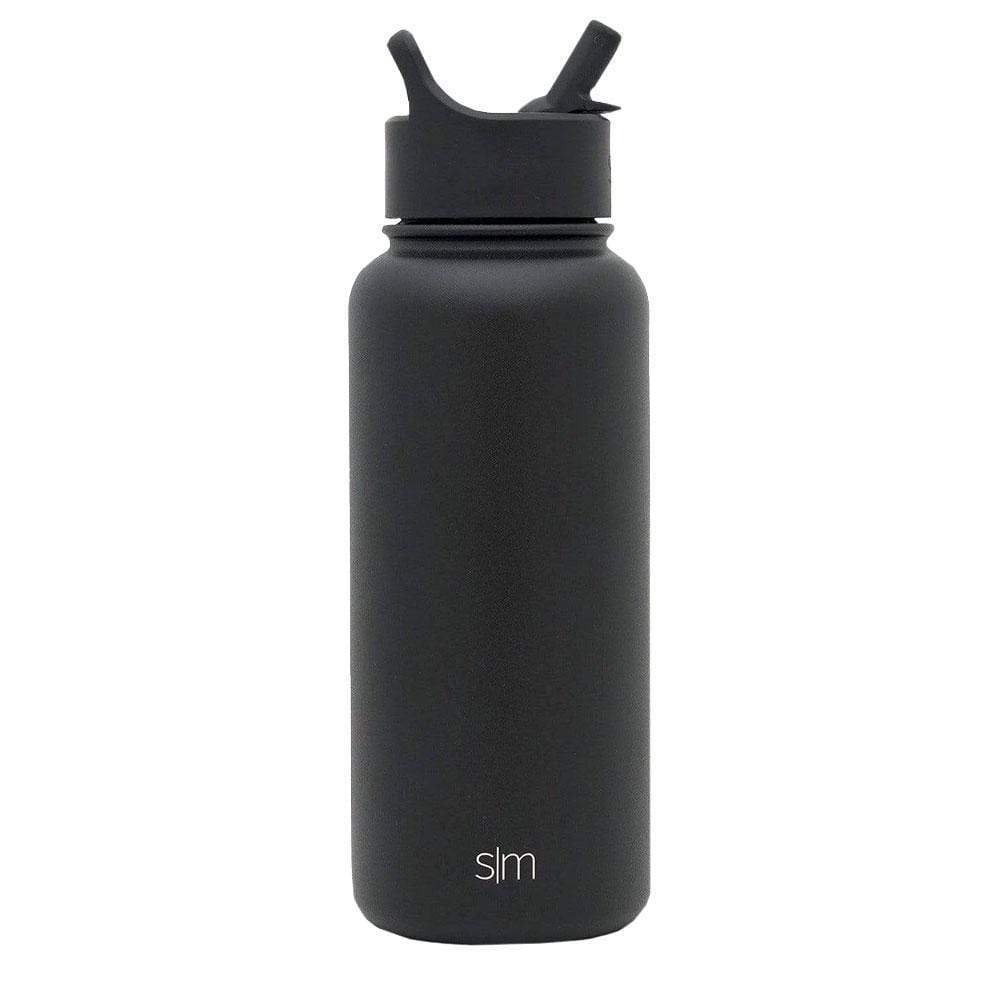 Black Custom Summit Water Bottle With Straw Lid - 32oz