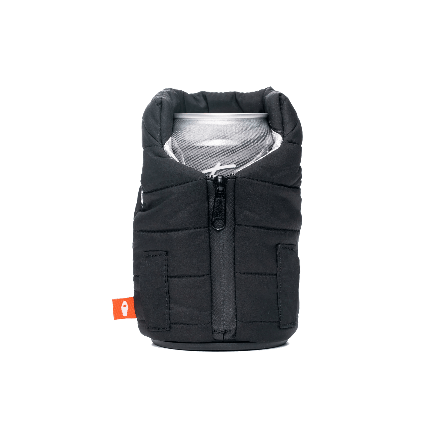 Black Custom The Puffy Vest Coozie