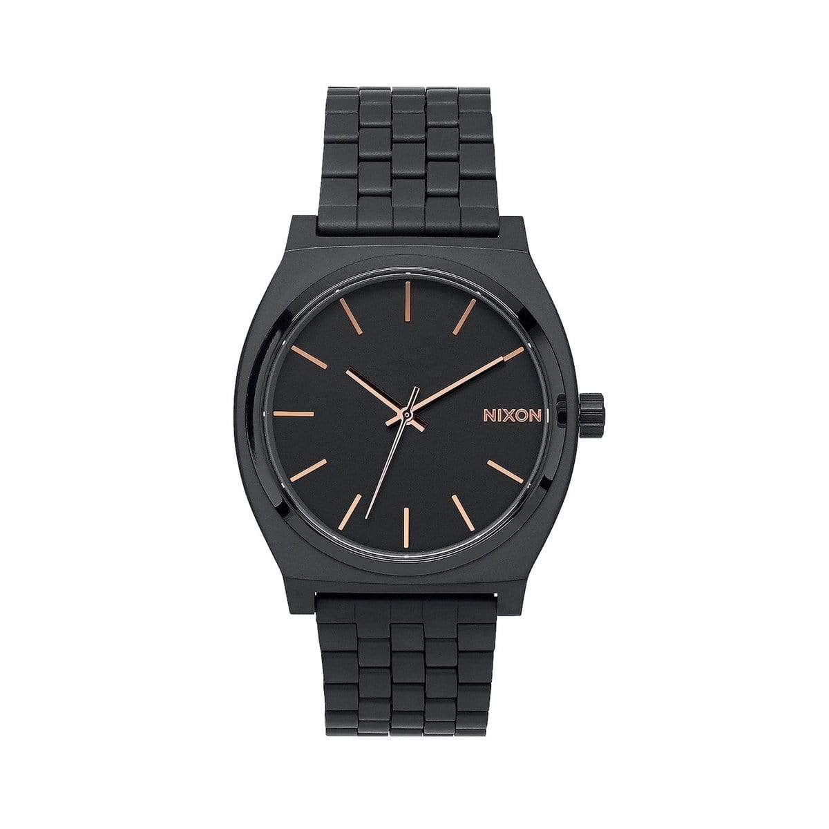 Black/Rose Gold Custom Nixon Time Teller Watch