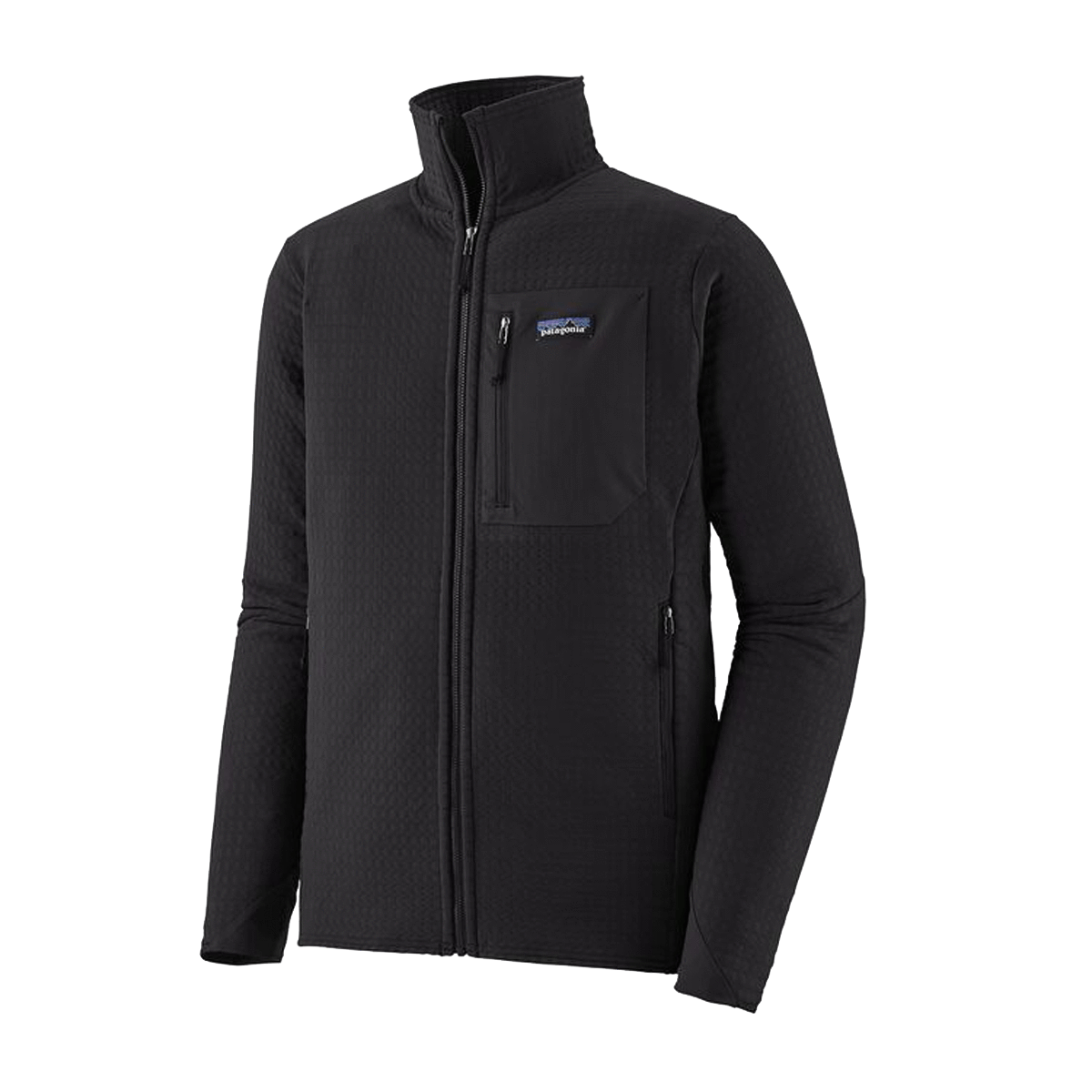 Black / XS Custom Patagonia Men's R2 TechFace Jacket