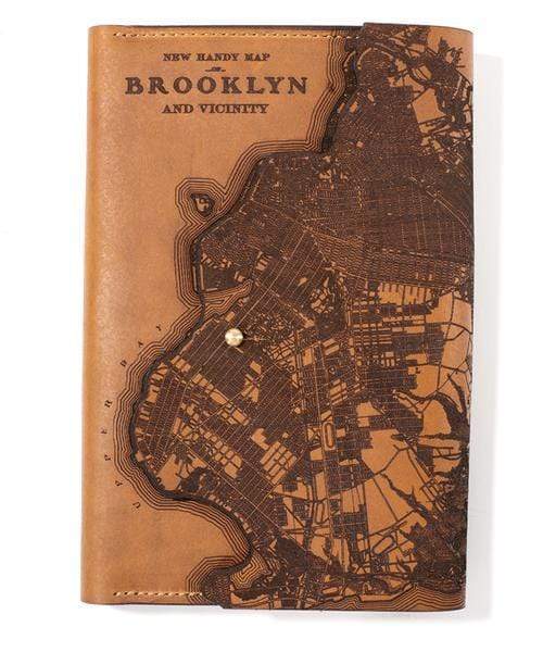 Brooklyn Custom Leather Map Journals