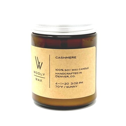 Cashmere / 8 oz Custom Wooly Wax Candle