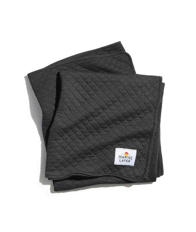 Charcoal Custom Marine Layer Corbet Blanket in Charcoal