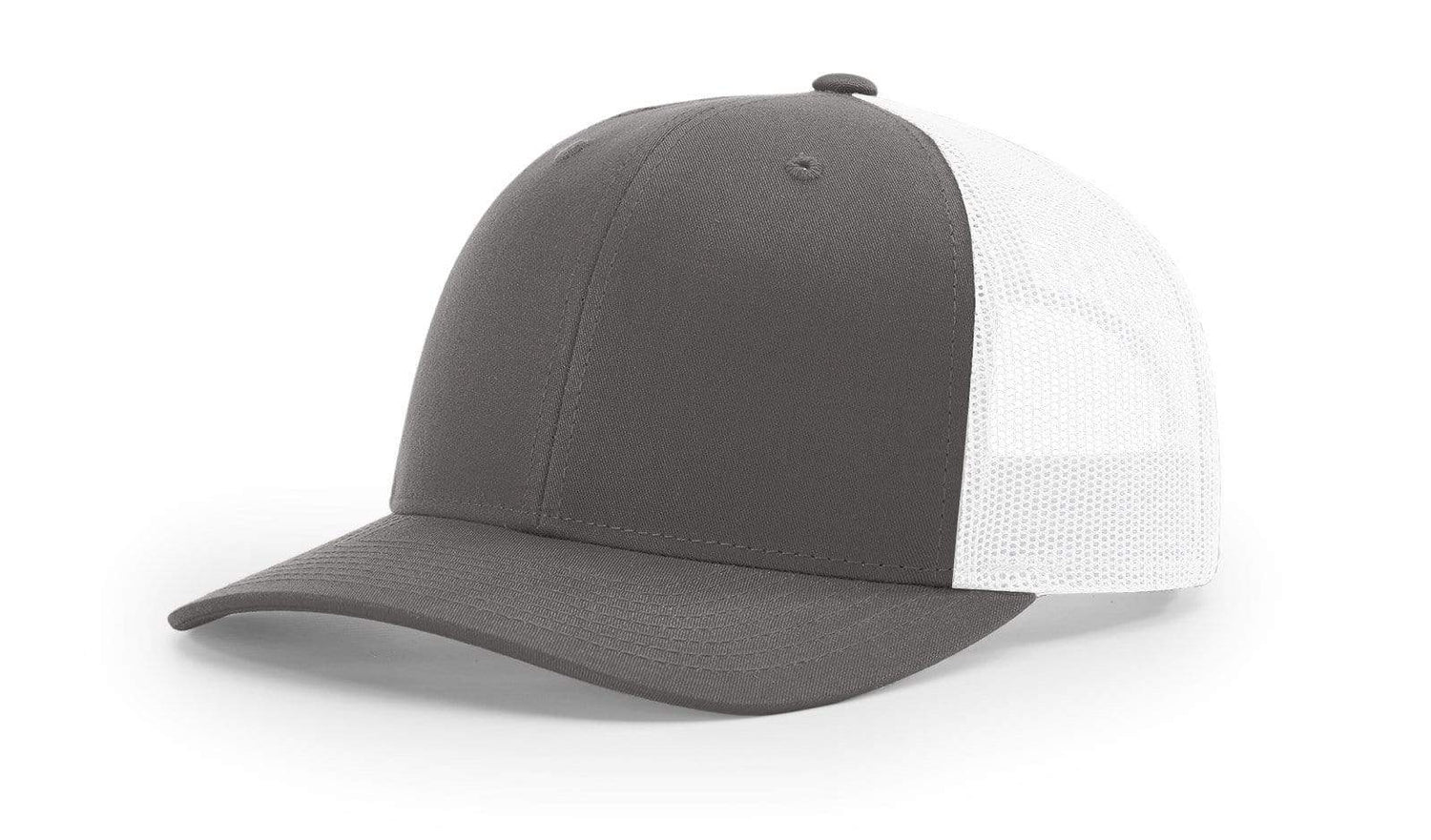 Charcoal/White Custom Low Pro Trucker Hat