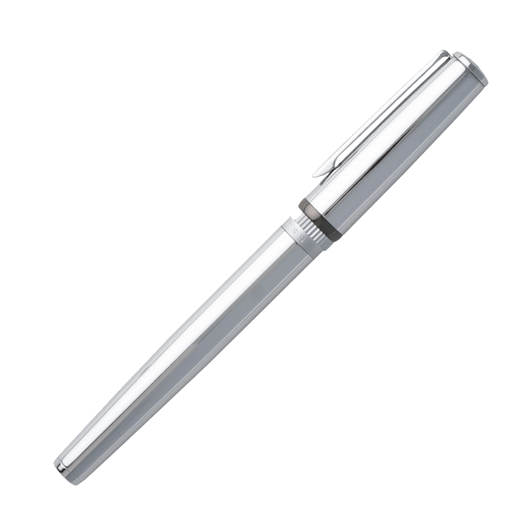 Chrome Custom Hugo Boss Gear Rollerball Pen
