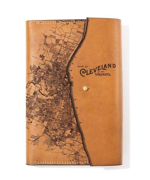 Cleveland Custom Leather Map Journals
