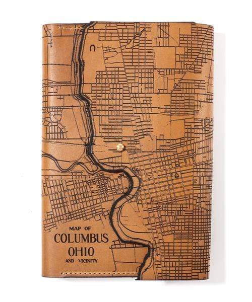 Columbus Custom Leather Map Journals
