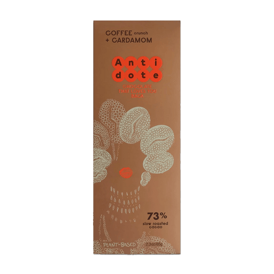 Antidote Kakia Coffee + Cardamom Chocolate Bar