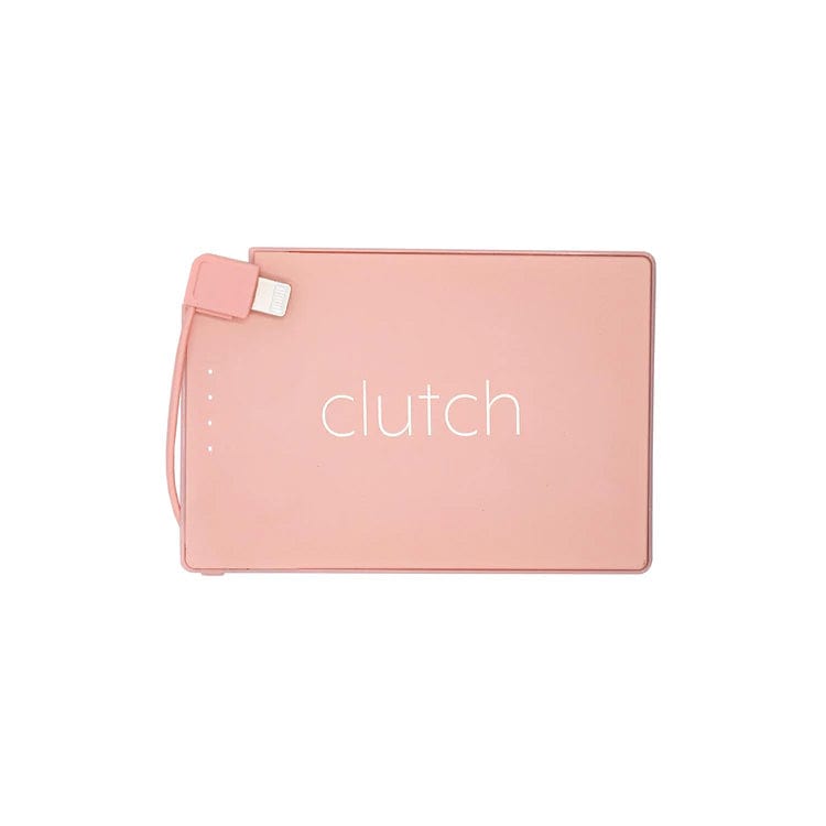 Pink / Lightning (iPhone) Custom Clutch Portable Charger - Corporate Gifts