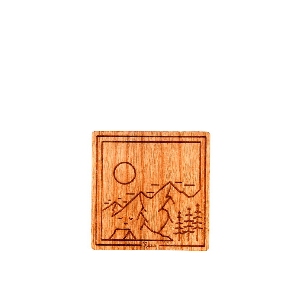 Custom Wood Sticker Corporate Gifts Clove & Twine