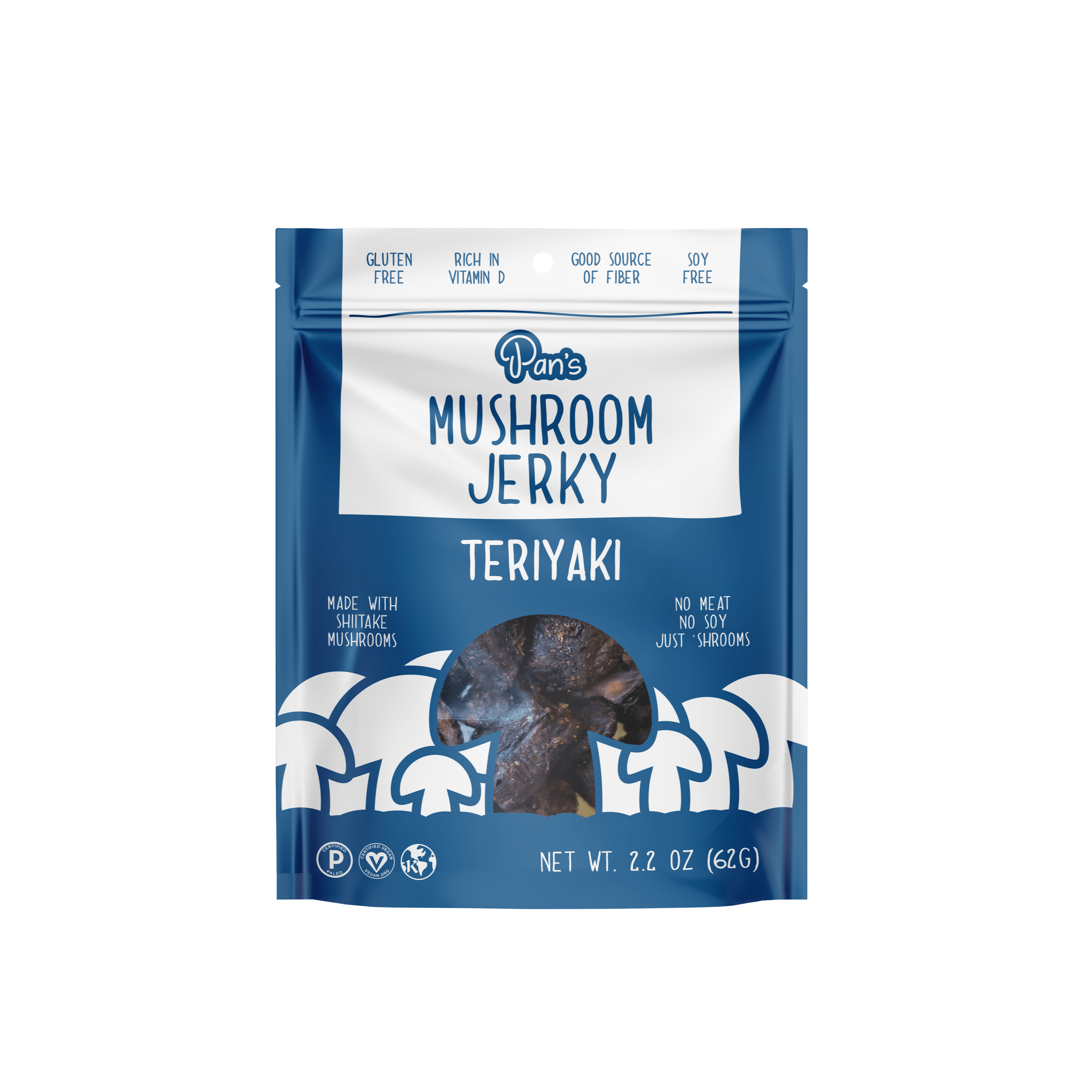 Pan's Mushroom Teriyaki Jerky Corporate Gifting C&T Clove & Twine