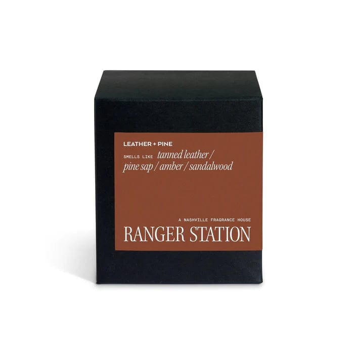 Custom Ranger Station Candle + Whiskey Tumbler