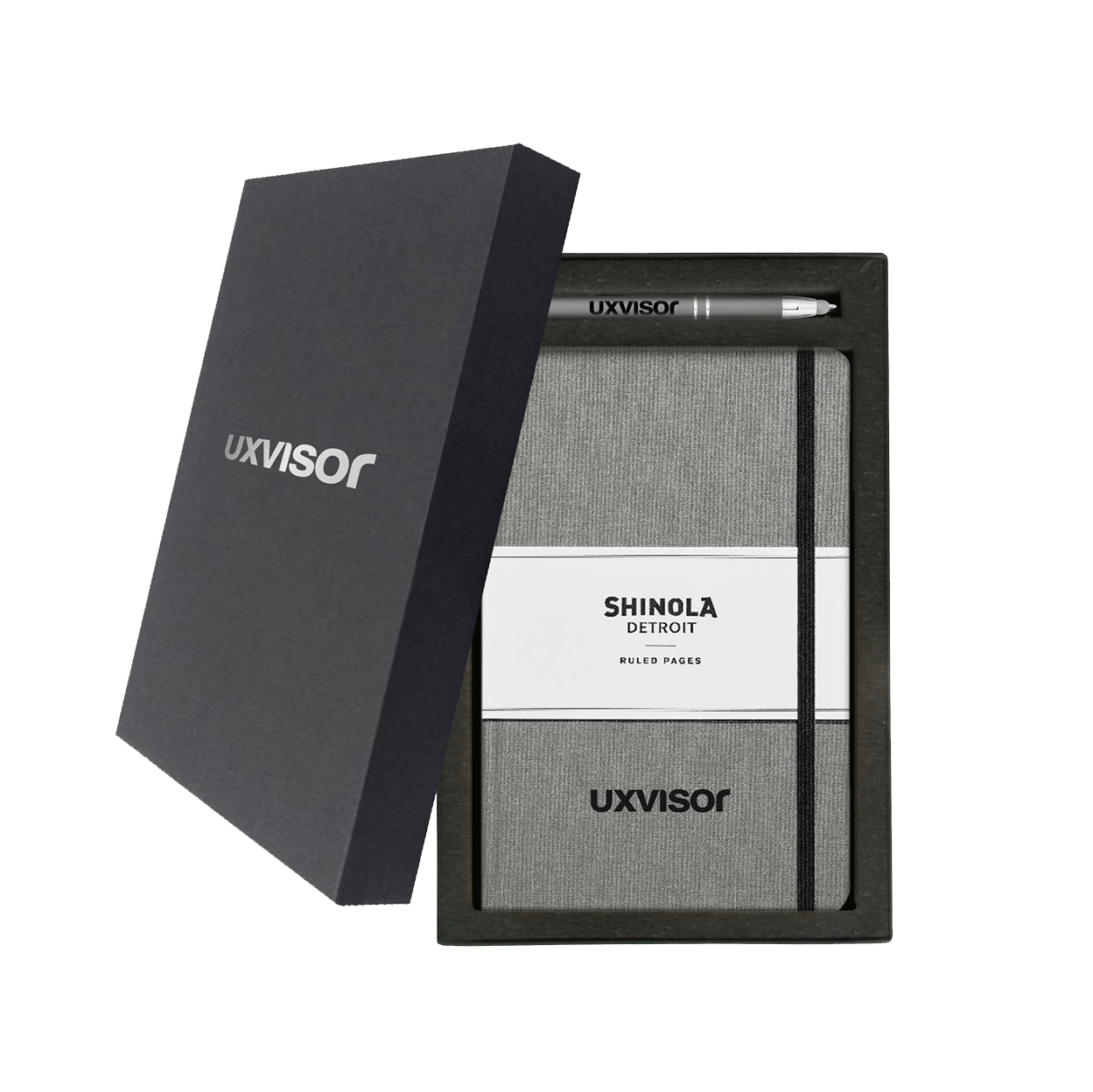 Custom Shinola Journal Gift Set - Medium Hardcover