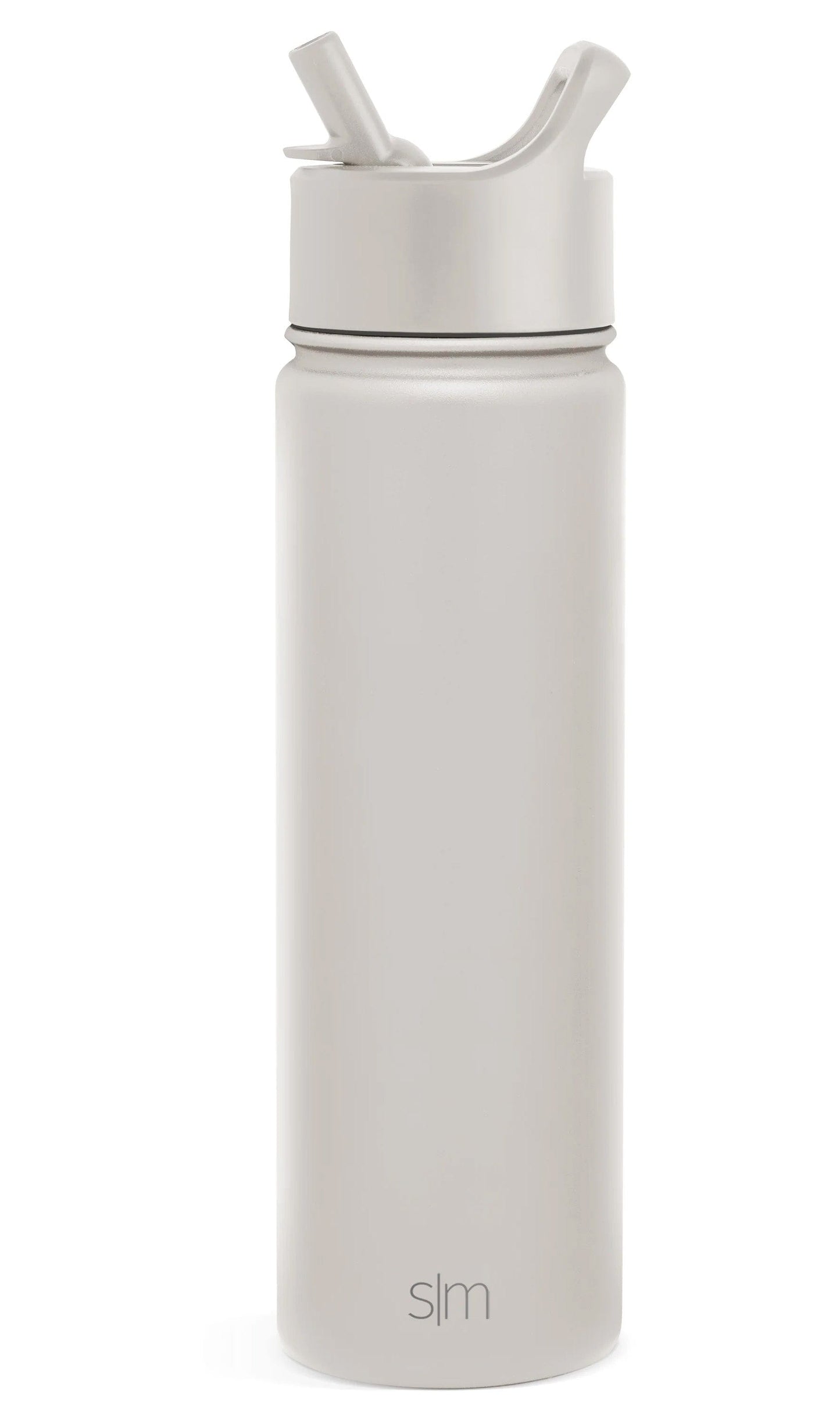 Simple Modern Water Bottle with Straw Lid Vacuum Insulated Stainless Steel Thermos Bottles | Leak Proof Flask | Summit | 22oz, Almond Birch