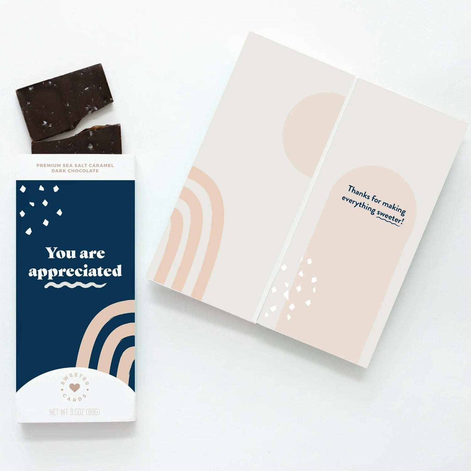Custom Sweeter Cards Gift Card Chocolate Bars