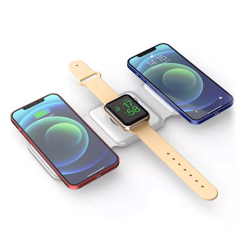 Trio Wireless Charger With Magnetic Pad