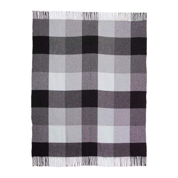 Custom Yorkshire Plaid Wool Blanket