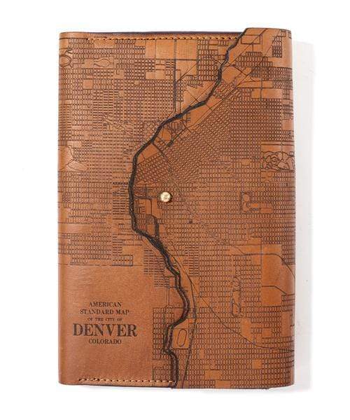 Denver Custom Leather Map Journals