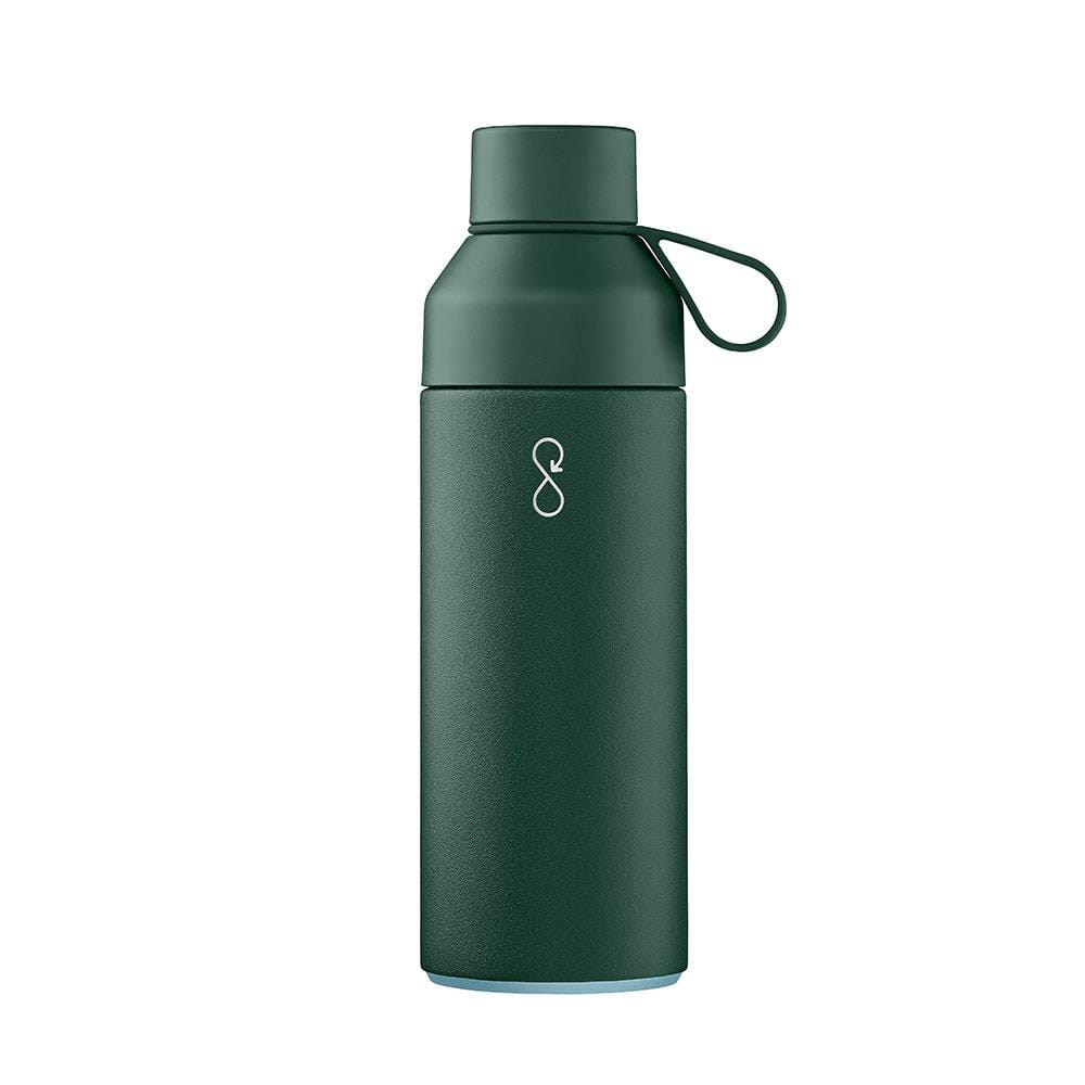 Ocean Bottle - Recycled Stainless Steel Go Water Bottle - Eco-Friendly &  Reusable Bottle - Forest Green - 17 oz