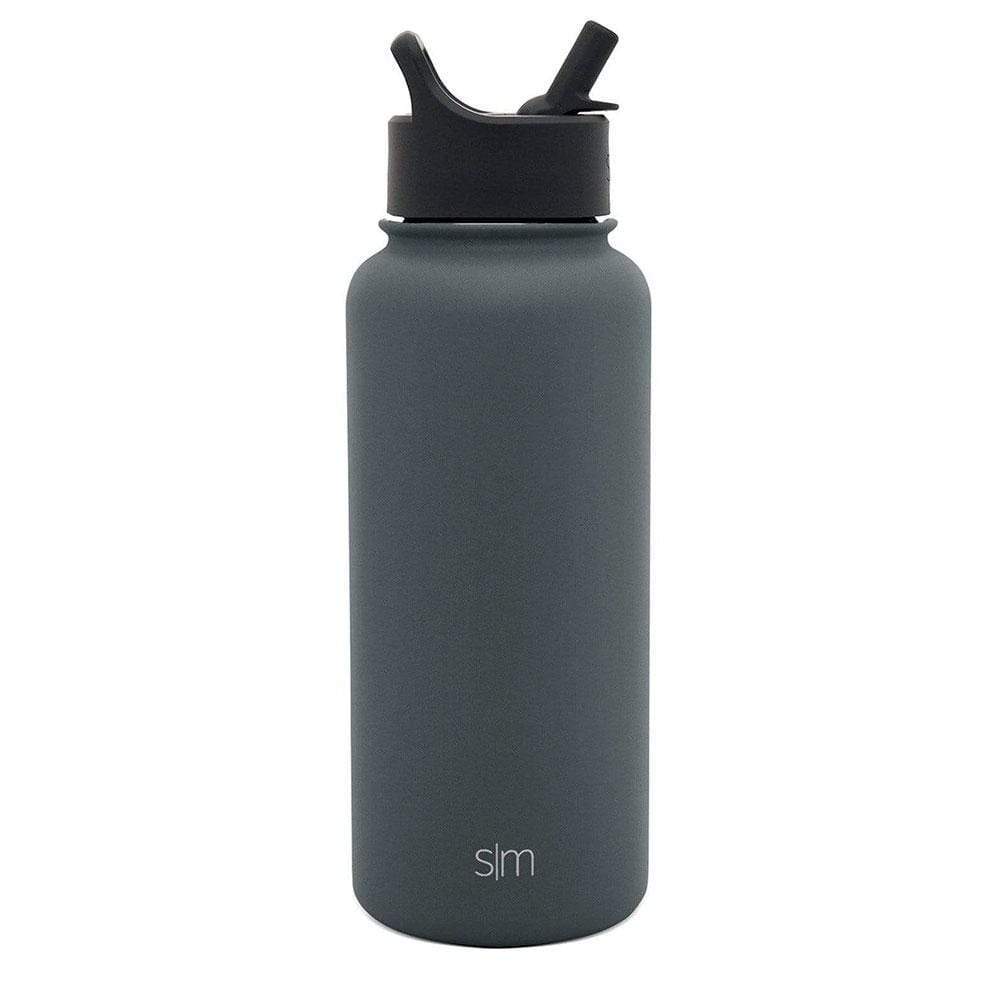 Graphite Custom Summit Water Bottle With Straw Lid - 32oz