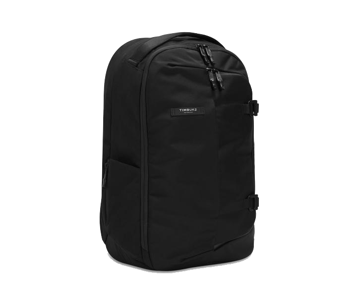 Jet Black Custom Timbuk2 Never Check Expandable Backpack