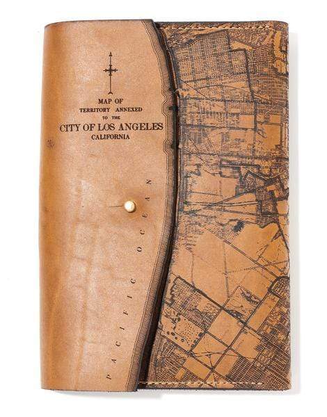 Los Angeles Custom Leather Map Journals