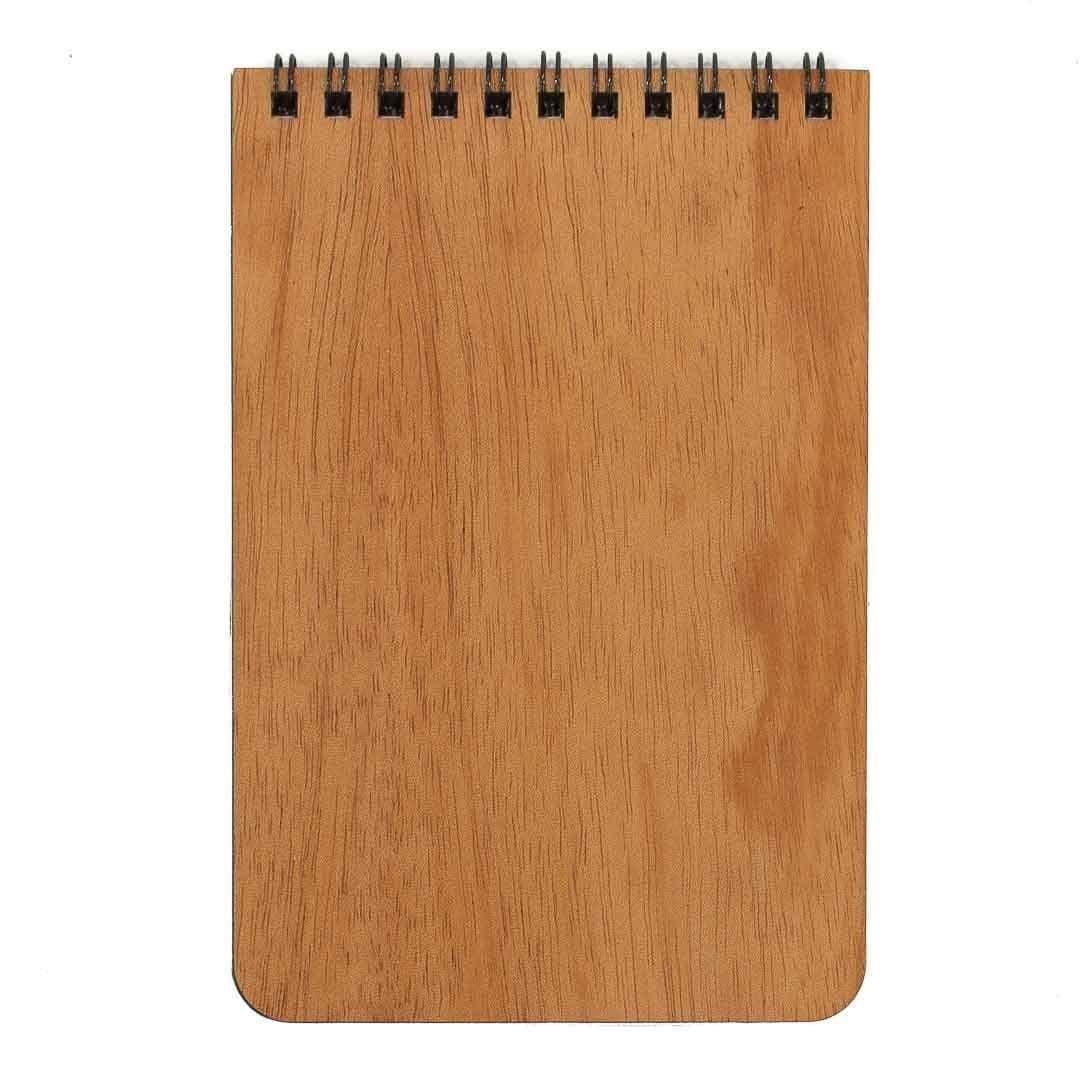 Mahogany / Blank Custom Wood Notepad