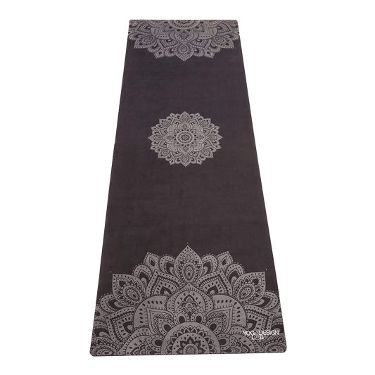 Mandala Black Custom Commuter Yoga Mat - Corporate Gifts