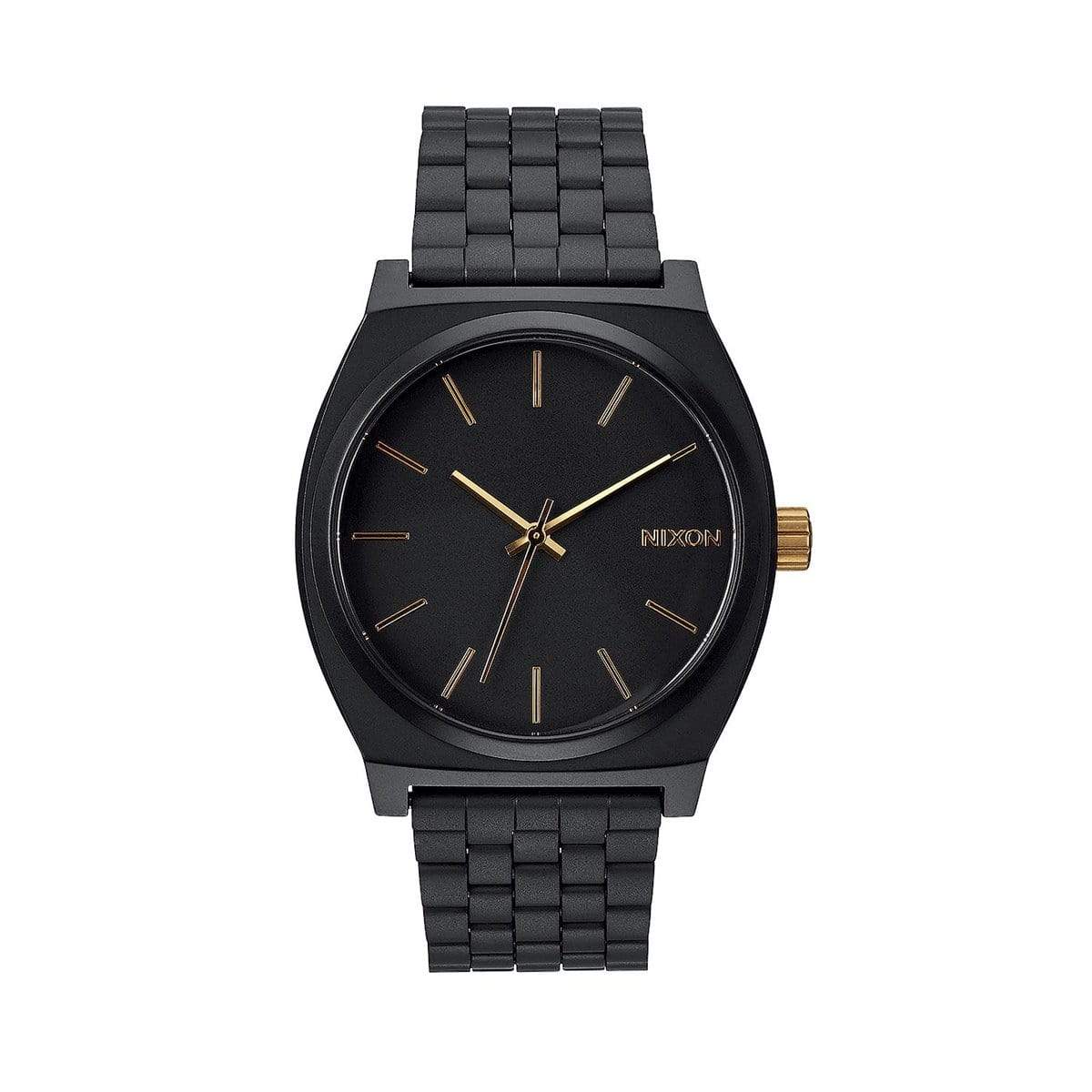 Matte Black/Gold Custom Nixon Time Teller Watch