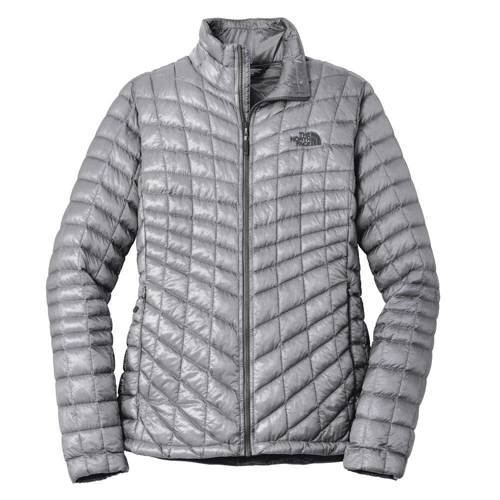 Mid Grey / SM Custom The North Face Ladies ThermoBall Trekker Jacket