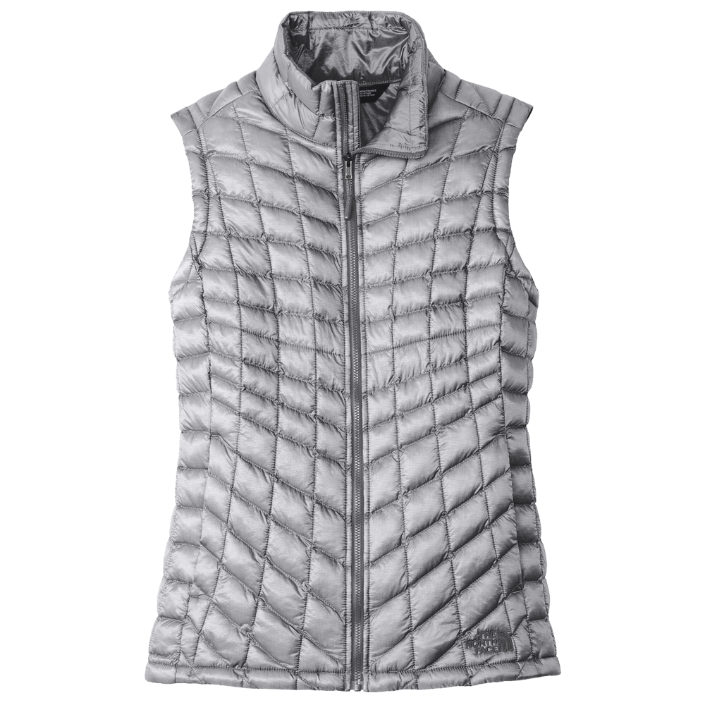 Mid Grey / SM Custom The North Face Ladies ThermoBall Trekker Vest