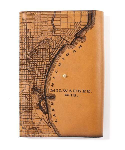 Milwaukee Custom Leather Map Journals