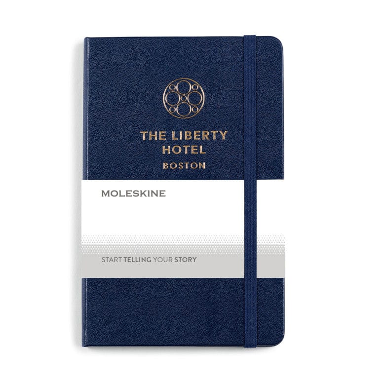 Navy Blue / Medium Custom Moleskine Hard Cover Ruled Notebook