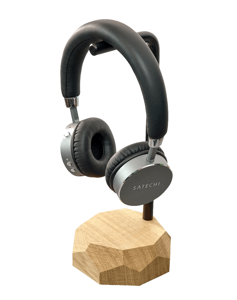 Oak Custom Wood Headphone Stand