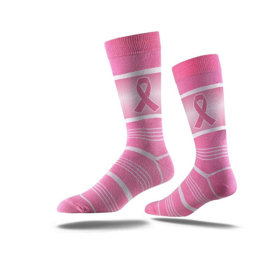 Pink Custom Custom Printed Business Sock