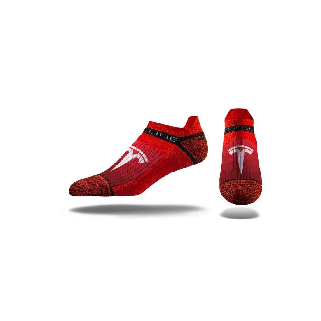 Red / Ankle Custom Custom Printed Premium Socks