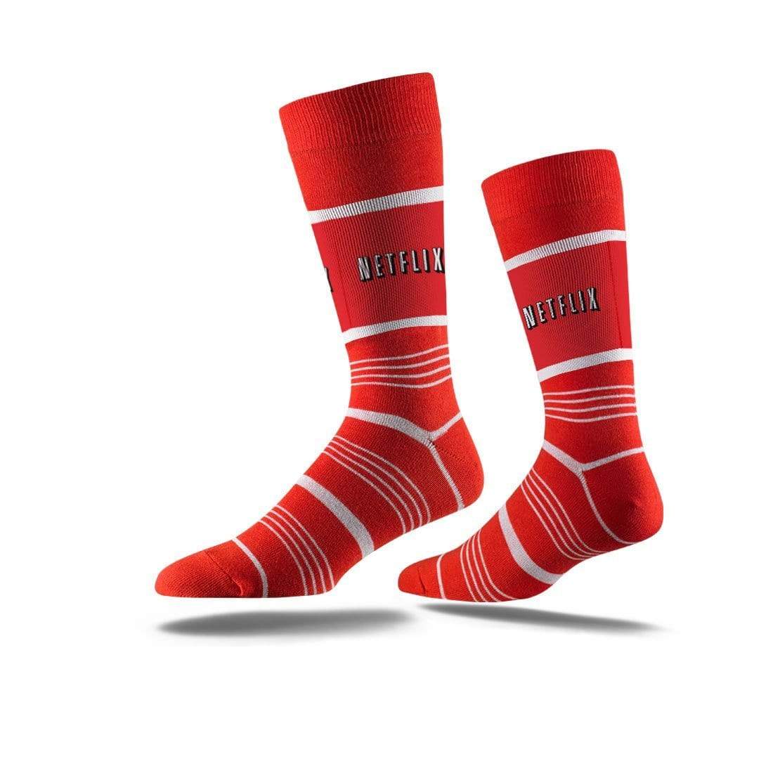 Red Custom Custom Printed Business Sock