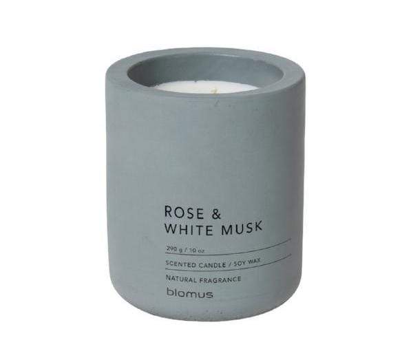 Rose & White Musk Custom Concrete Candle